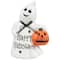 7.75" "Happy Halloween" & "Trick or Treat" Ghost Decorations Set